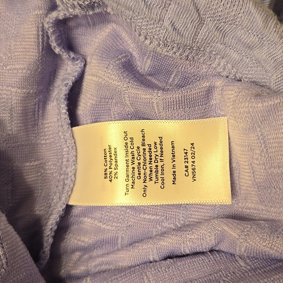 NWT Tapvots  Pullover - Puckered Jacquard XL - Picture 8 of 8